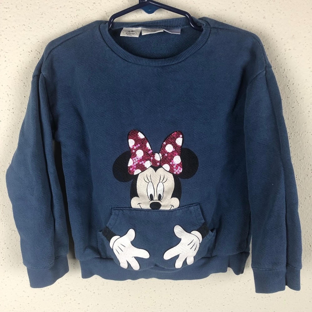Zara Girls Minnie Mouse Sweater